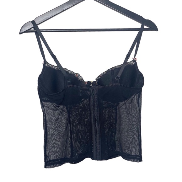 90s Rampage Embroidered Corset Bustier Top - Picture 7 of 9